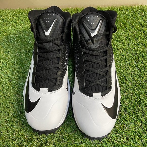 Nike Zoom Code Elite Destroyer Football Cleats Black White 603351-100 Mens 11.5 main image 6